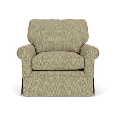 Armchair - Apple - Herringbone Weave