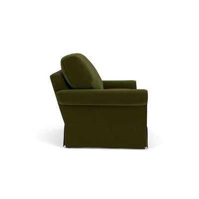 Large 2 Seater - Forest Green - Matt Velvet