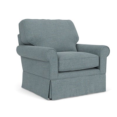 Armchair - Teal marl - Rustic Weave