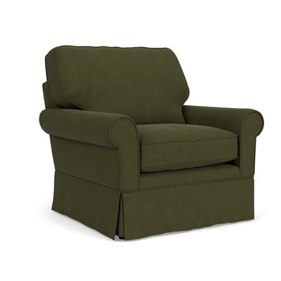 Armchair - Forest Green - House Linen Mix
