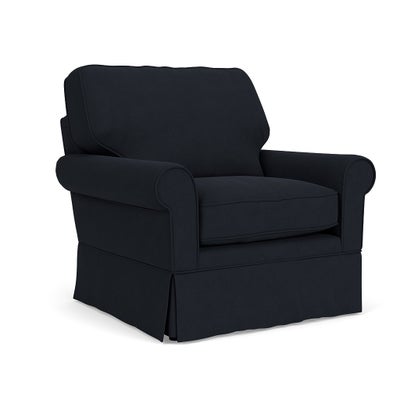 Armchair - Ink - House Linen Mix