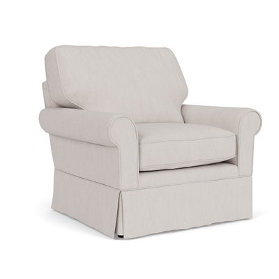 Armchair - Soft White - Luxury Italian Linen
