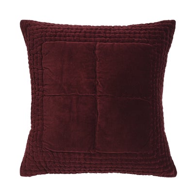 Cotton Velvet Cushion Rosehip