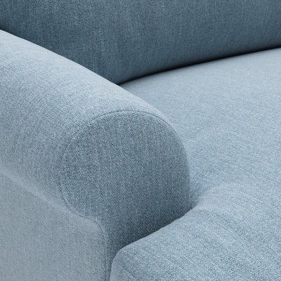 Large 2 Seater - Teal Marl - Rustic Weave