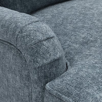 Corner Sofa - Mid Blue - Aquaclean Oxford