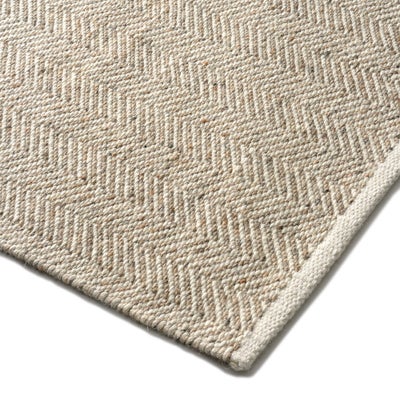 Milton Herringbone Rug Natural 200x300cm