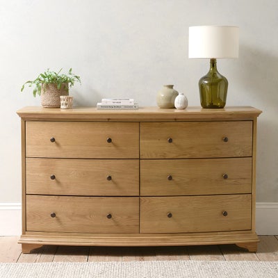 Low and Wide 6 Drawer Chest