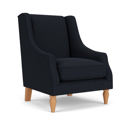 Armchair - Ink - House Linen Mix