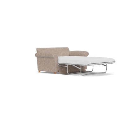 Sofa Bed Large 2 Seater - Natural Mix - Textured Weave