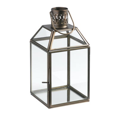 Haversham Antique Brass Lantern Small