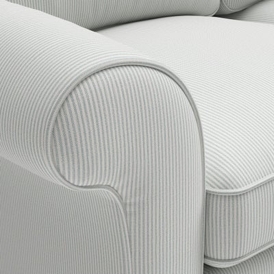Armchair - Duck Egg - Broadway Stripe