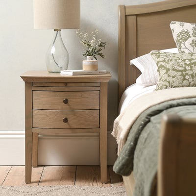 2 Drawer Bedside Table