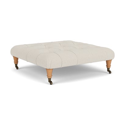 Foot Stool - Natural - Broadway Stripe
