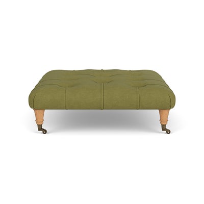 Foot Stool - Apple - House Linen Mix