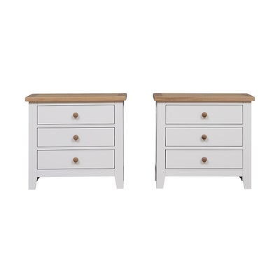 Set of 2 Jumbo Bedside Tables