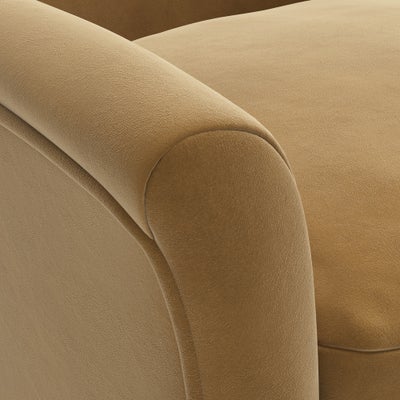 Armchair - Mustard - Matt Velvet