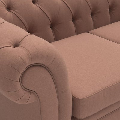 Large 2 Seater - Dusky Blush - House Linen Mix