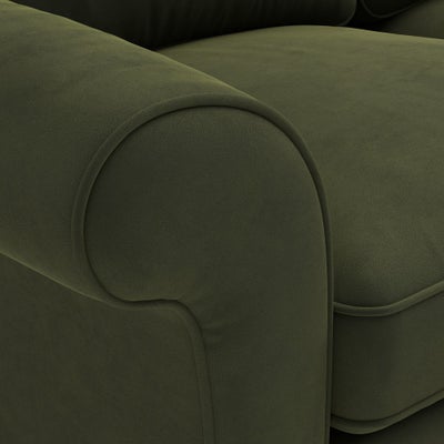 Large 2 Seater - Forest Green - Matt Velvet