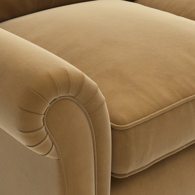 2 Seater - Mustard - Matt Velvet