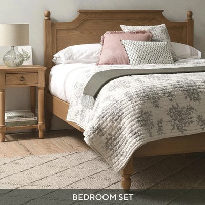 6ft Super King Bed and 2 Bedside Tables Set