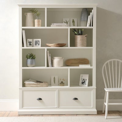 Large Bookcase with Drawers