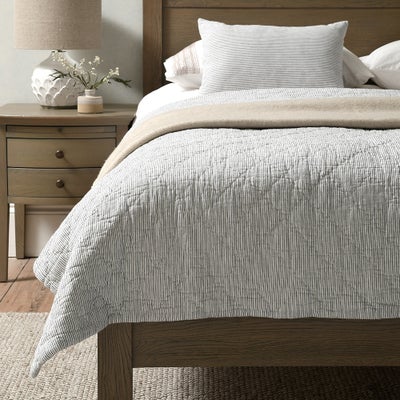 Needle Stripe Bedspread