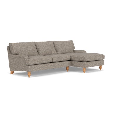Chaise Large Right Hand - Shoreline Mix - Textured Weave