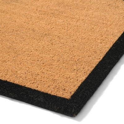Coir Doormat - Charcoal Border 60x90cm