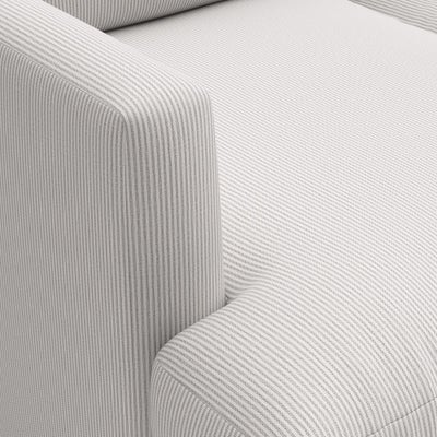 3 Seater - Grey - Broadway Stripe