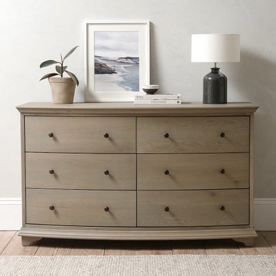 Low and Wide 6 Drawer Chest
