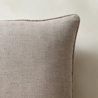 Heathfield Herringbone Weave Cushion Natural