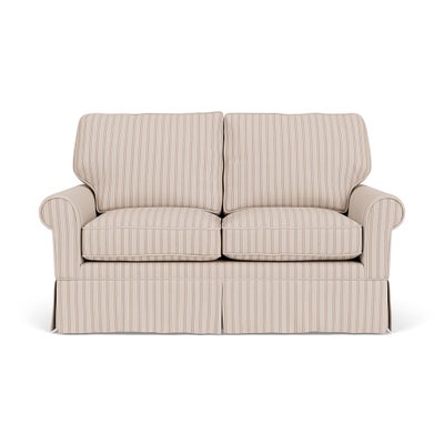 2 Seater Sofa - Flax - Kingham Stripe