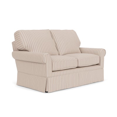 2 Seater Sofa - Flax - Kingham Stripe