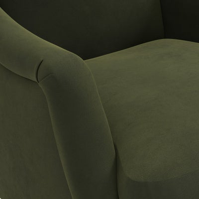 Armchair - Forest Green - Matt Velvet