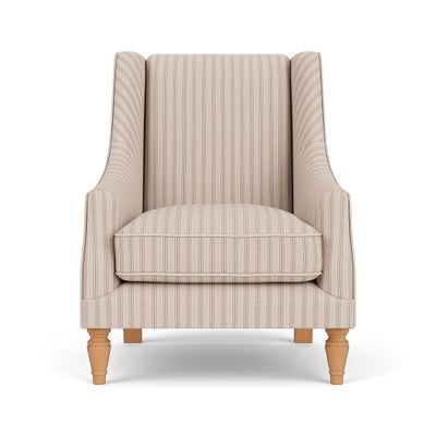 Armchair - Flax - Kingham Stripe