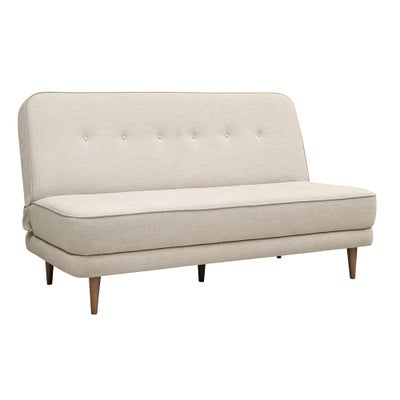 Buckley - Sofa Bed 3 Seater - Natural - House Linen Mix