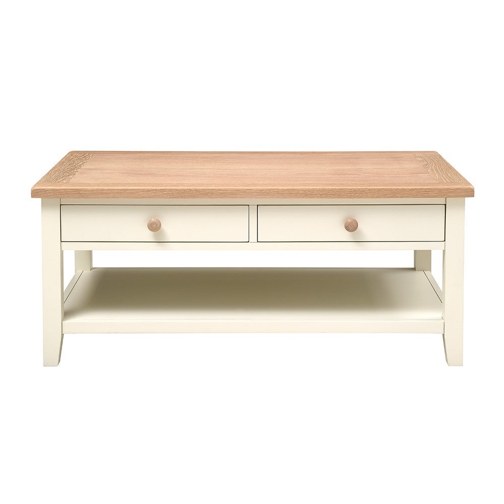 Chester Classic Cream Coffee Table with Drawers