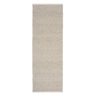 Milton Herringbone Runner Natural 66x200cm