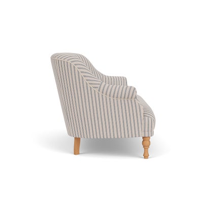 2 Seater - Indigo - Kingham Stripe