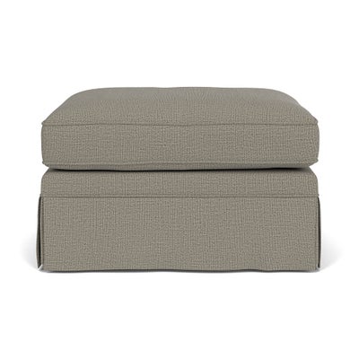 Foot Stool - Flax - Rustic Weave