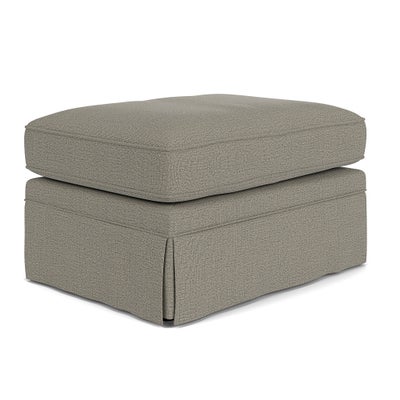 Foot Stool - Flax - Rustic Weave