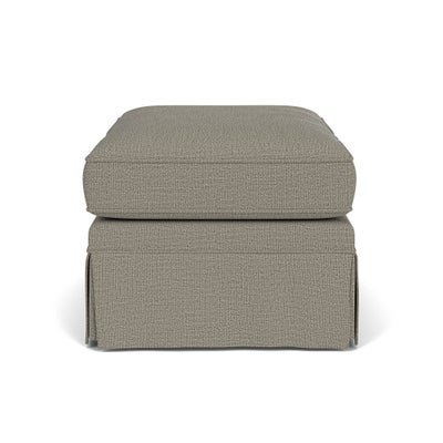 Foot Stool - Flax - Rustic Weave
