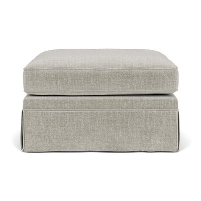 Foot Stool - Grey Mist - Eco Chenille