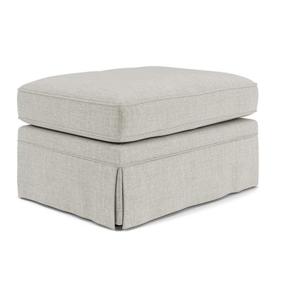 Foot Stool - Grey Mist - Eco Chenille