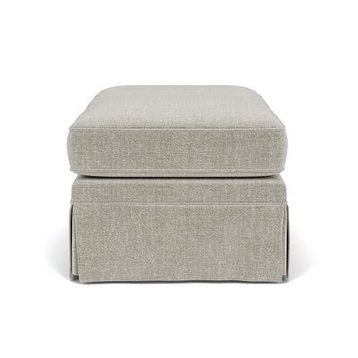 Foot Stool - Grey Mist - Eco Chenille