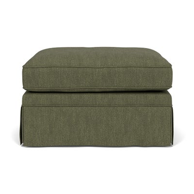 Foot Stool - Fern - Luxury Italian Linen