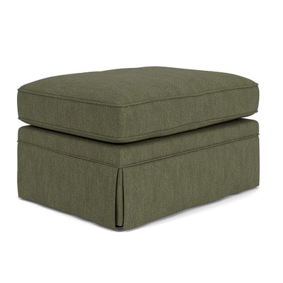 Foot Stool - Fern - Luxury Italian Linen