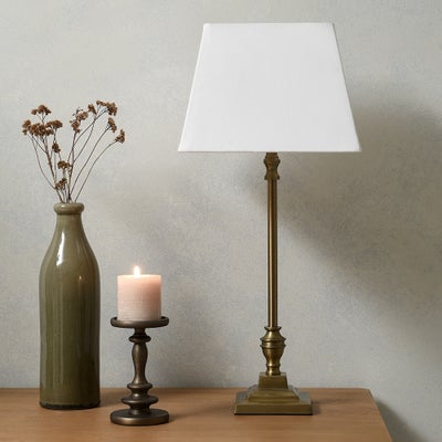 Lark Antique Brass Table Lamp