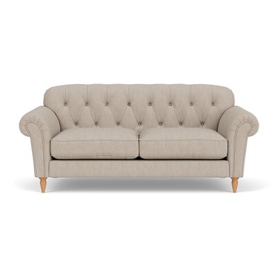 3 Seater - Natural - Luxury Italian Linen