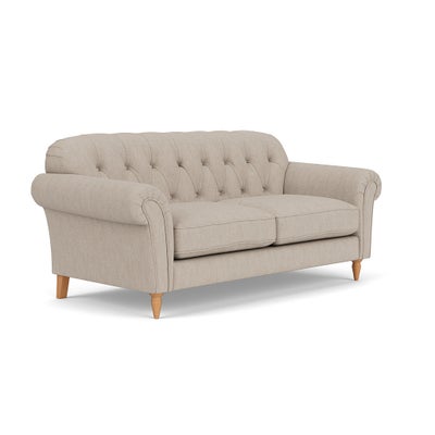 3 Seater - Natural - Luxury Italian Linen